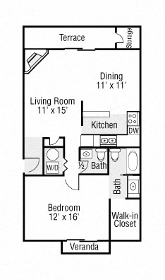 Large One Bedroom 1.5 Baths Large One Bedroom 1.5 Baths